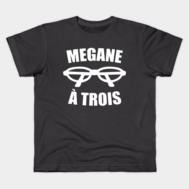 Megane a trois Kids T-Shirt by alysan